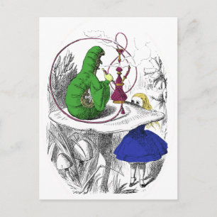 Alice in Wonderland - De Caterpijler Briefkaart
