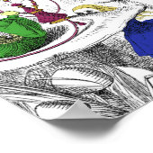 Alice in Wonderland - De Caterpijler Poster (Hoek)