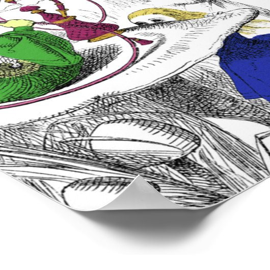 Alice in Wonderland - De Caterpijler Poster (Hoek)