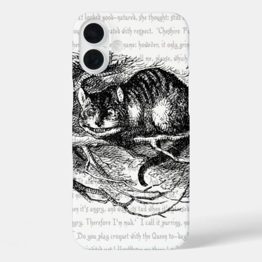 Alice in Wonderland | De Cheshire Cat Case-Mate i iPhone Case (Achterkant)