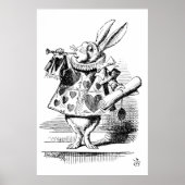 Alice in Wonderland - De Herald (wit konijn) Poster (Voorkant)