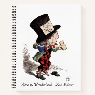 Alice in Wonderland - De Hoedenmaker (kleur) Notitieboek