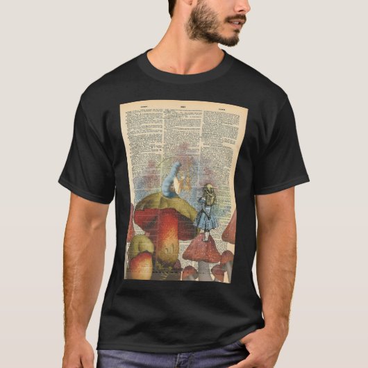 Alice in Wonderland - de hookah rokerkramp T-shirt (Voorkant)