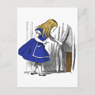Alice in Wonderland - De kleine deur Briefkaart