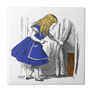 Alice in Wonderland - De kleine deur Tegeltje
