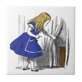 Alice in Wonderland - De kleine deur Tegeltje