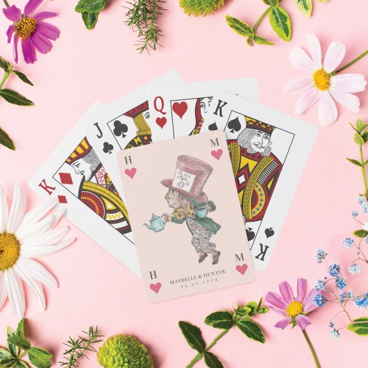  Alice in Wonderland De Mad Hatter Pokerkaarten