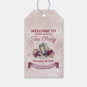 Alice in Wonderland De Mad Hatter Tea Party Favor Cadeaulabel