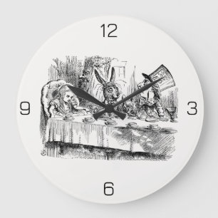 Alice in Wonderland - De Mad Hatter's Tea Party Grote Klok