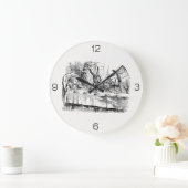 Alice in Wonderland - De Mad Hatter's Tea Party Grote Klok (Huis)