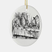 Alice in Wonderland - De Mad Hatter's Tea Party Keramisch Ornament (Rechts)