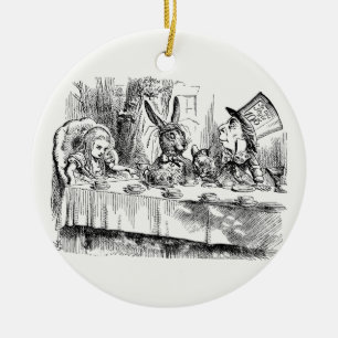 Alice in Wonderland - De Mad Hatter's Tea Party Keramisch Ornament