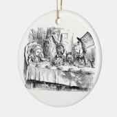 Alice in Wonderland - De Mad Hatter's Tea Party Keramisch Ornament (Links)
