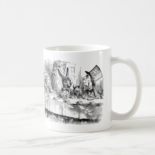 Alice in Wonderland - De Mad Hatter's Tea Party Koffiemok (Rechts)