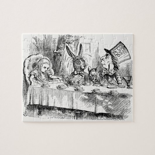 Alice in Wonderland - De Mad Hatter's Tea Party Legpuzzel (Horizontaal)