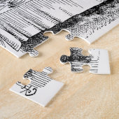 Alice in Wonderland - De Mad Hatter's Tea Party Legpuzzel (Zijkant)