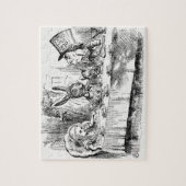 Alice in Wonderland - De Mad Hatter's Tea Party Legpuzzel (Verticaal)