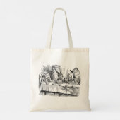 Alice in Wonderland - De Mad Hatter's Tea Party Tote Bag (Achterkant)