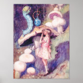 Alice in Wonderland De rups Poster (Voorkant)