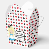 Alice in Wonderland Deck of Cards Birthday Party Bedankdoosjes (Geopend)