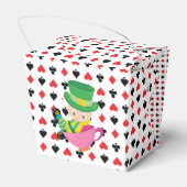 Alice in Wonderland Deck of Cards Birthday Party Bedankdoosjes (Achterkant)