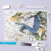 Alice in Wonderland Deck of Kaart Tissuepapier (Craft)
