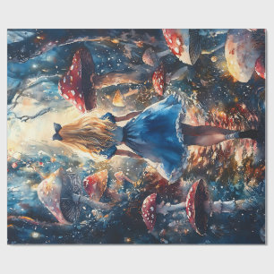 Alice in Wonderland Decoupage Cadeaupapier