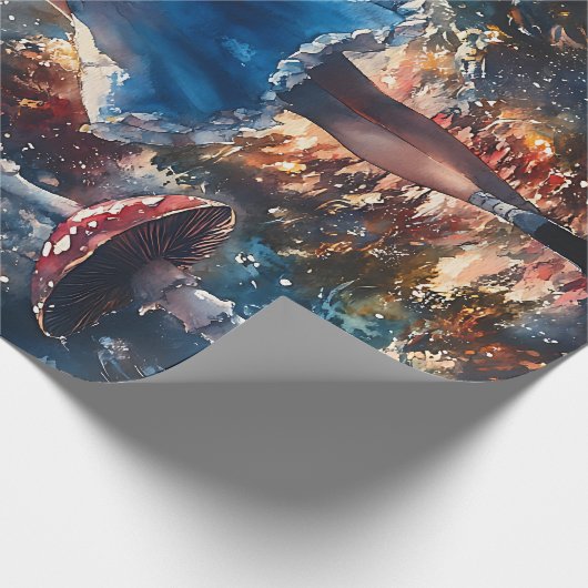 Alice in Wonderland Decoupage Cadeaupapier (Hoek)