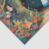 Alice in Wonderland Decoupage Tissuepapier (Detail)