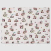 Alice in Wonderland Decoupage Vintage Patroon Tissuepapier (Voorkant)