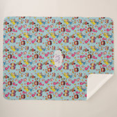 Alice in Wonderland Dekbed -  Monogram Toevoegen Sherpa Deken (Voorkant (horizontaal))