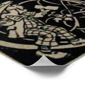 Alice in Wonderland die de straat op heeft gezet Poster (Hoek)