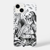  Alice in Wonderland, die kaarten speelt Case-Mate iPhone Case (Achterkant)