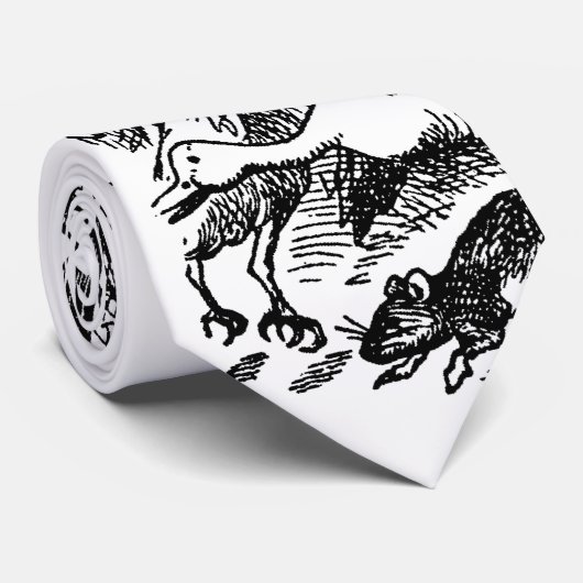  Alice in Wonderland, die kaarten speelt Stropdas (Opgerold)