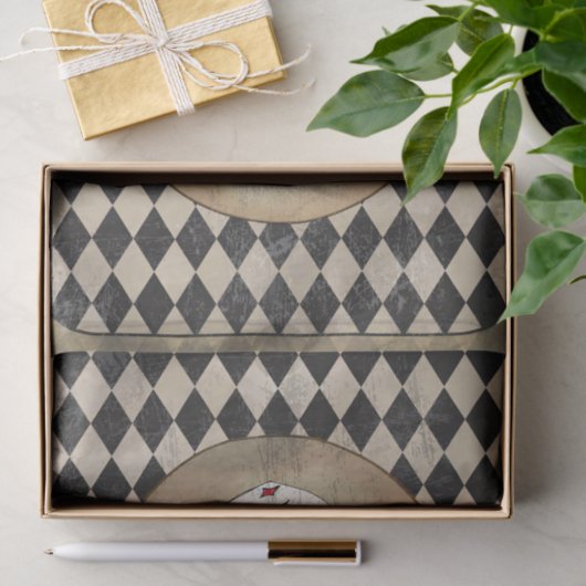 Alice in Wonderland die kaartenpapier speelt Tissuepapier (Geschenk)