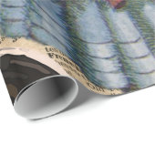 Alice in Wonderland die op tijd onderweg is Cadeaupapier (Rol Hoek)