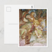  Alice in Wonderland Dierenvrienden Briefkaart (Voorkant / Achterkant)