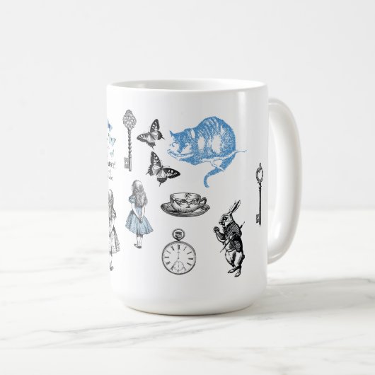 Alice in Wonderland Dingen Mok (Voorkant rechts)