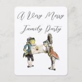 Alice in Wonderland Dinner Party Kaart (Achterkant)