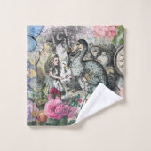 Alice in Wonderland Dodo Classic Artwork Bad Handdoek (Wasdoekje)