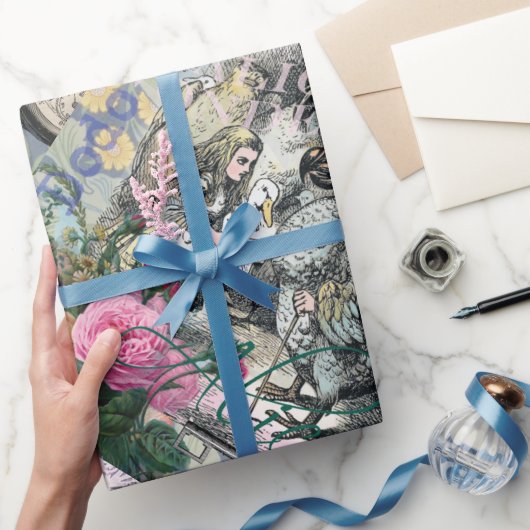 Alice in Wonderland Dodo Classic Artwork Cadeaupapier (Geschenken)