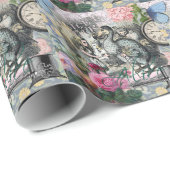 Alice in Wonderland Dodo Classic Artwork Cadeaupapier (Rol Hoek)