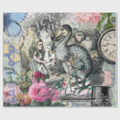 Alice in Wonderland Dodo Classic Artwork Cadeaupapier (Vlak)