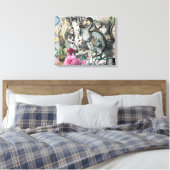 Alice in Wonderland Dodo Classic Artwork Canvas Afdruk (Insitu (Slaapkamer))