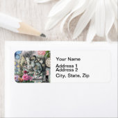 Alice in Wonderland Dodo Classic Artwork Etiket (Insitu)