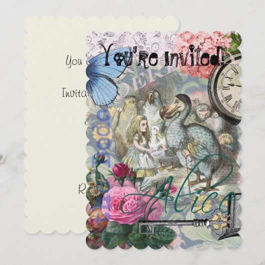 Alice in Wonderland Dodo Classic Artwork Kaart (Voorkant / Achterkant)