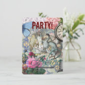 Alice in Wonderland Dodo Classic Artwork Kaart (Staand voorkant)