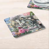 Alice in Wonderland Dodo Classic Artwork Kartonnen Onderzetters (Schuin)