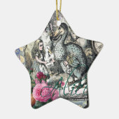 Alice in Wonderland Dodo Classic Artwork Keramisch Ornament (Links)