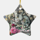 Alice in Wonderland Dodo Classic Artwork Keramisch Ornament (Achterkant)